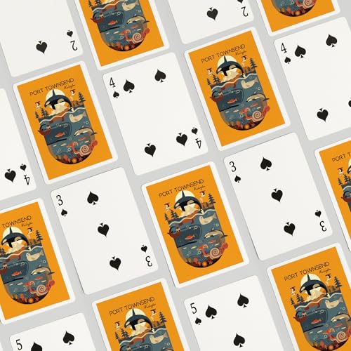 Baraja de Poker Port Townsend Washington 52 cartas miniatura 4