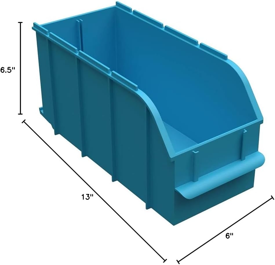 Adrian Steel SBIN060614, Snap-In Bin, 6" W x 6" H x 14" D