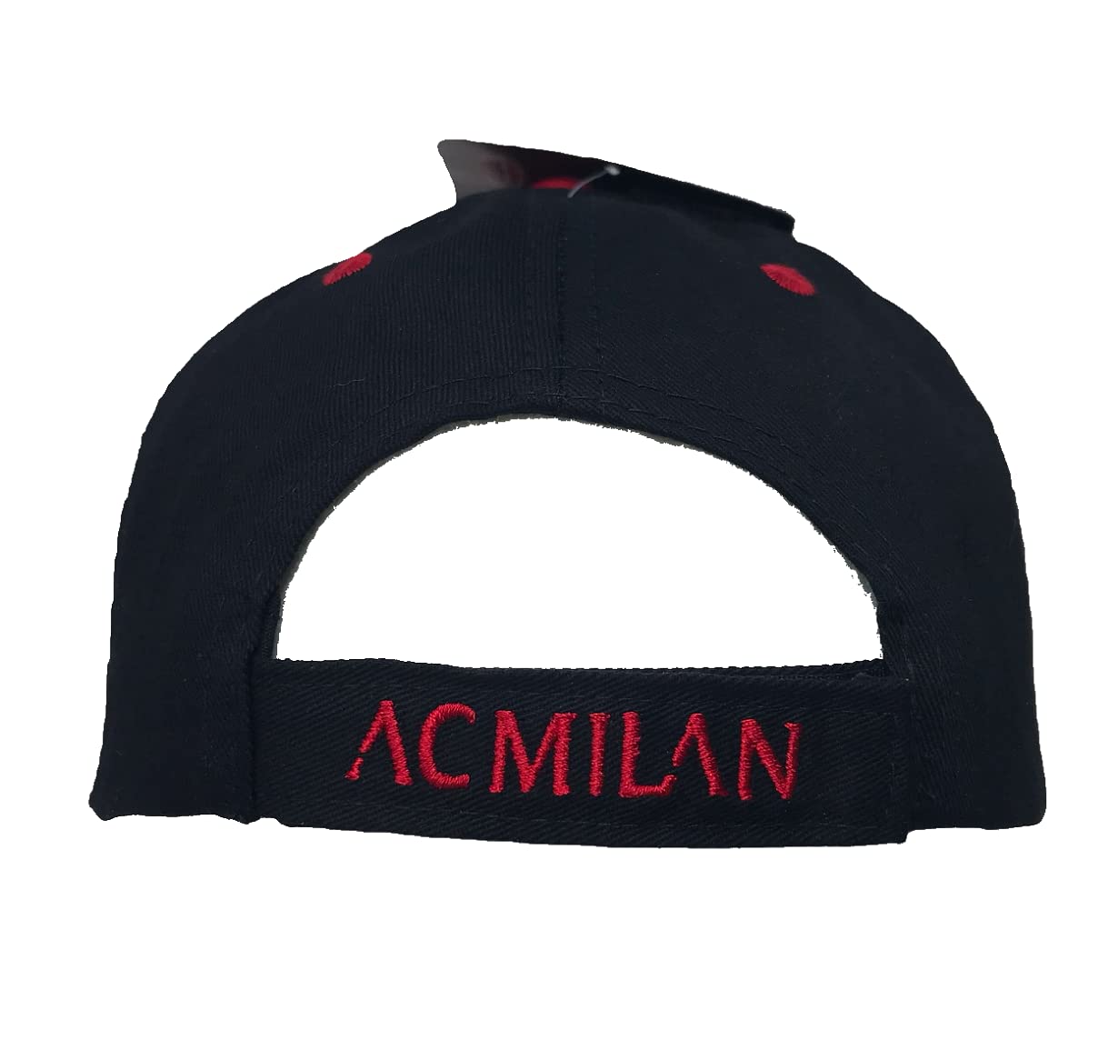 Cappello Milan Ufficiale Berretto Cappellino con Visiera Nero 1899 CAPMINE1899