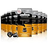 Lavazza Café Espresso Lungo, Capsules en Aluminium Compatibles Nespresso, 10 paquets de 10 capsules (100 capsules)