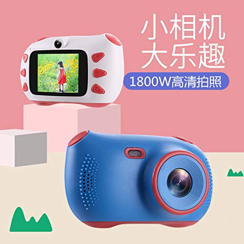 Câmera de vídeo digital infantil 1080p 18 MP com resolução de foto dupla lente embutida bateria reca