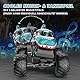 Ferngesteuertes Auto, 2,4GHz 20 km/h RC Monstertruck, 1:20 Ferngesteuerter Monster Truck mit Aufrecht Gehen, 360°Drehung, LED-Licht und Musi, Dinosaurier Spielzeug ab 3 4 5 6 8 10 Jahre Jungen Mädchen