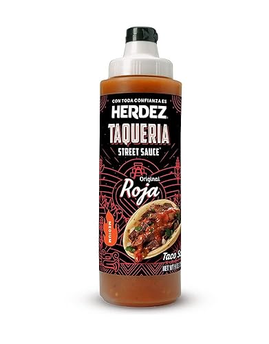 HERDEZ Taqueria Street Sauce Roja 9 onzas (paquete de 8)