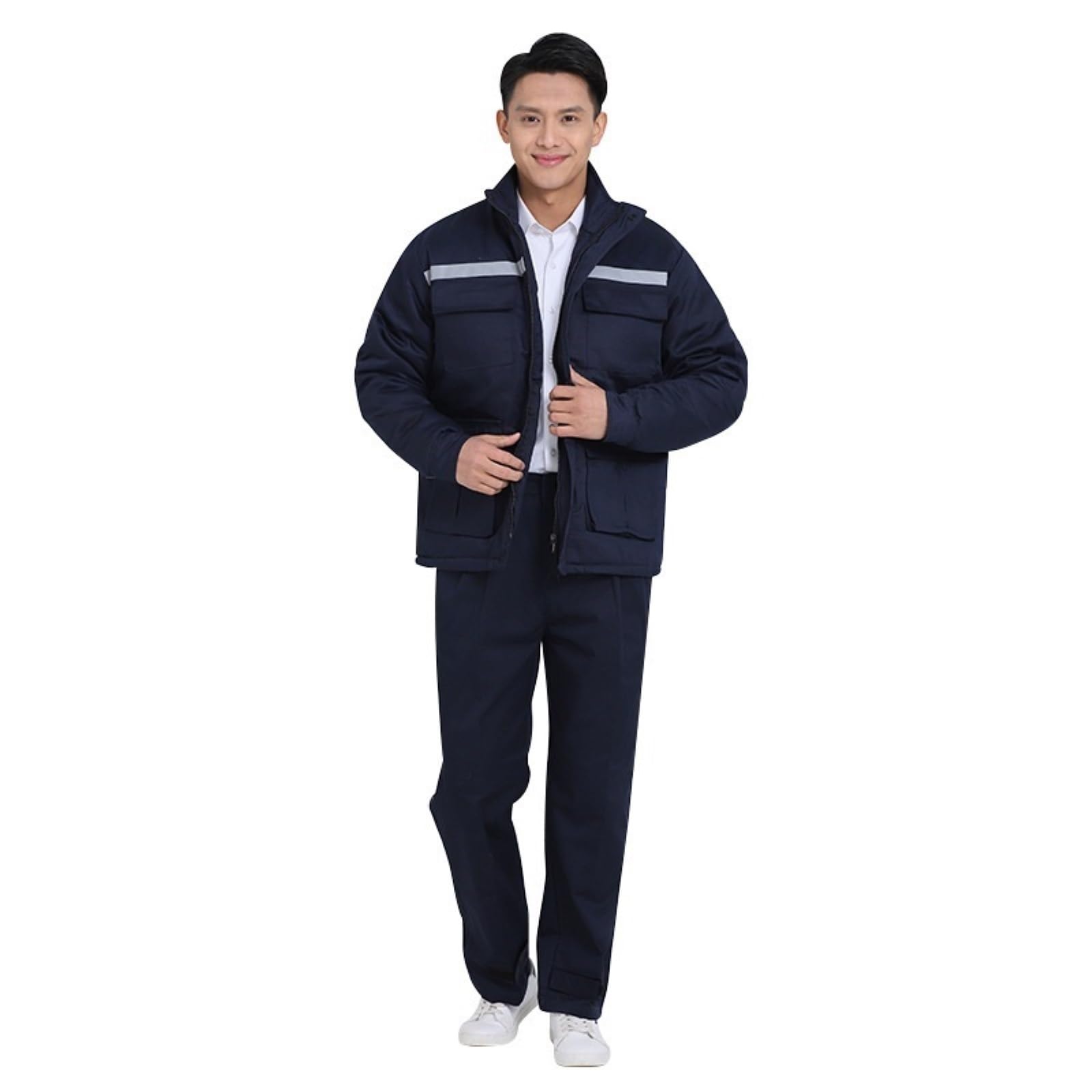 Chaleco De Seguridad Chaleco Reflectante Ropa Protectora For Tripulación De Seguridad Engrosado Reflectantes Chaleco De Trabajo