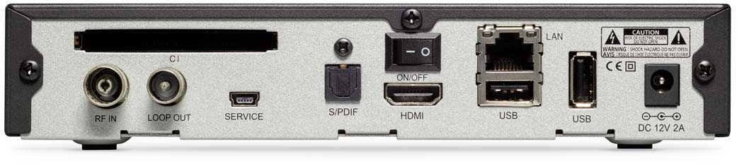 Dreambox DM525 1x DVB-C/T2 HD Digitaler Receiver (mit 1x CI Modul) schwarz