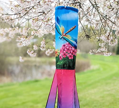 Madrona Brands Garden Dragonfly Windsock | Durable Outdoor Hanging Decoration | Yard, Garden, Patio, Home And More | 60-Inch #TOP2
