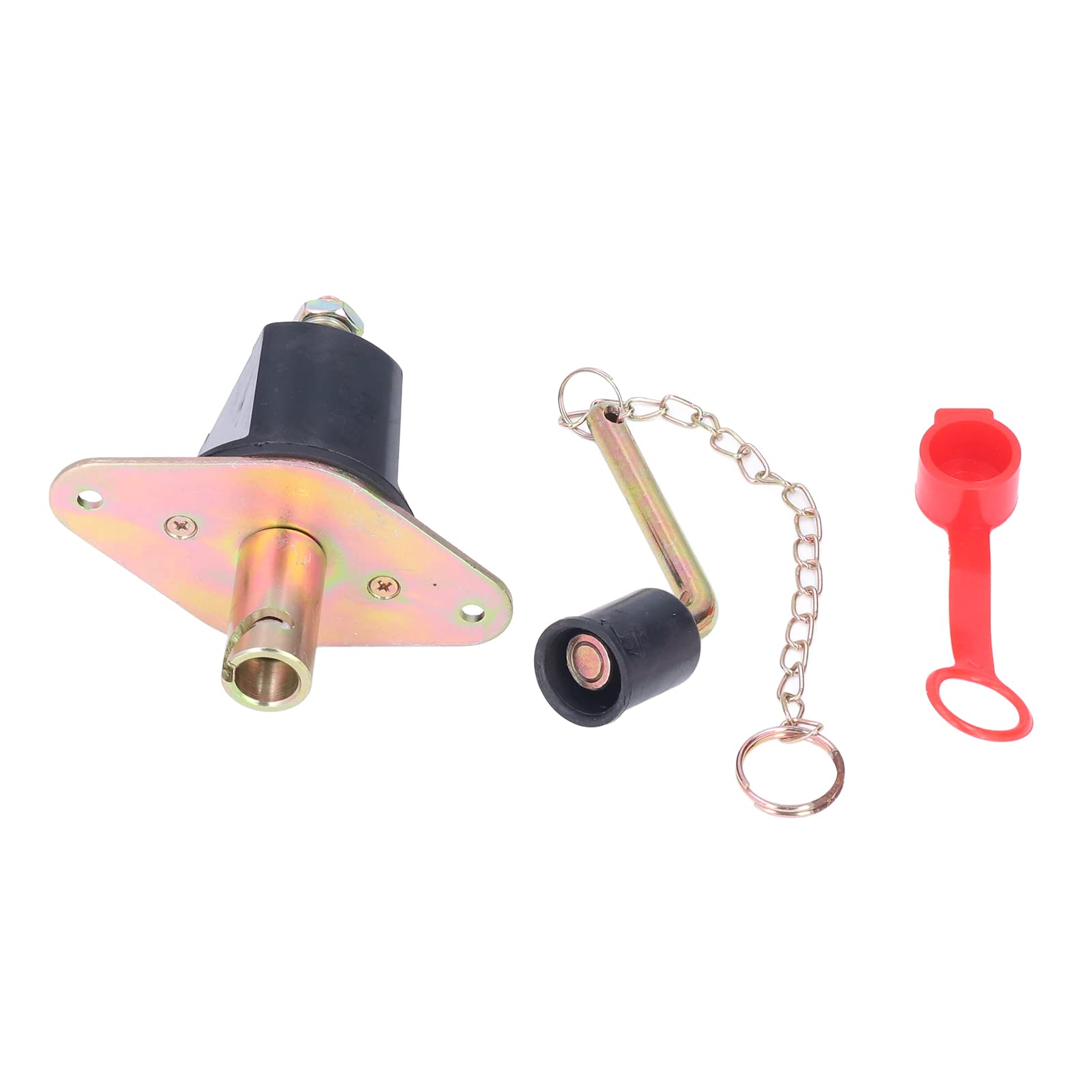 Akozon Interruttore Isolatore Batteria, Power Kill Metallo Sezionatore Batteria 300A 12‑24V Metallo Universale per Auto Yacht Camion