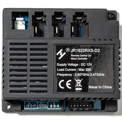JR1922RXS-D2 Remote Control Car Motor Controller 12v for Ride on Toys Motherboard Control Box for Children Electric Kids Ride On Car Replacement Parts