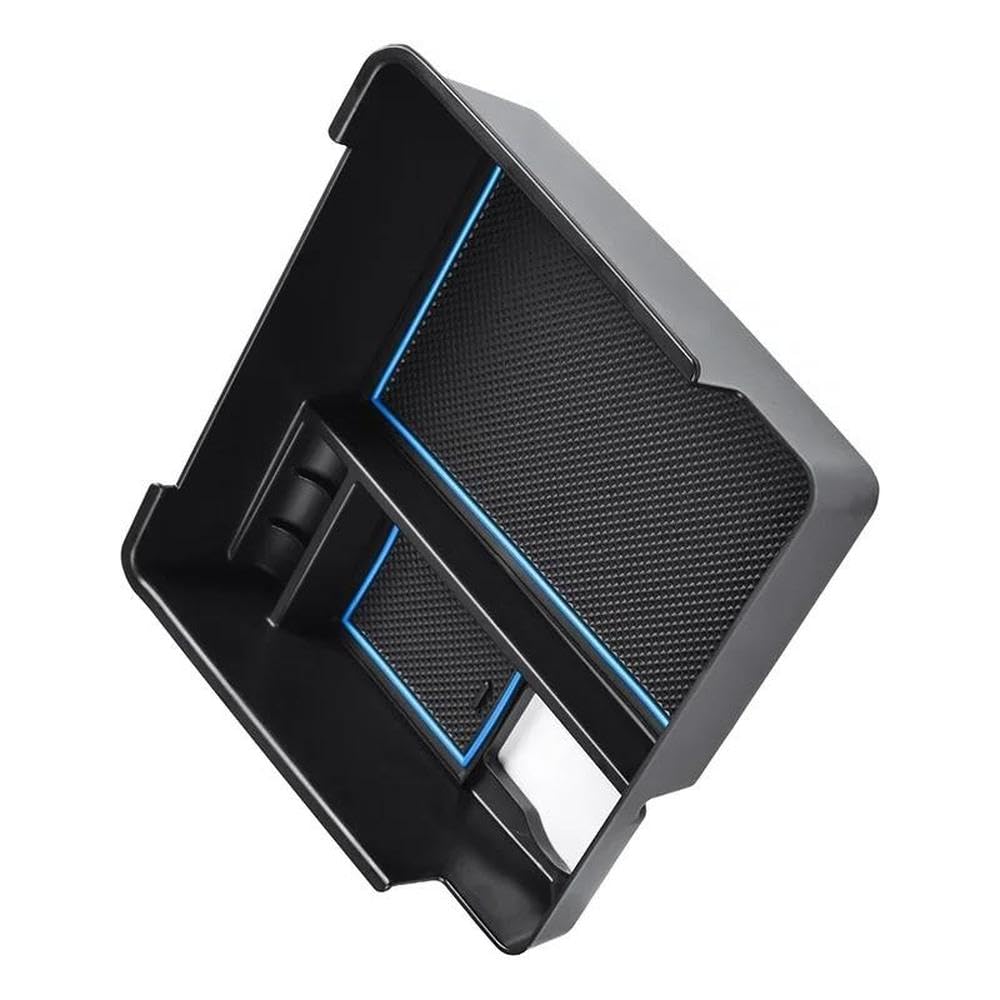 BERTDCX For Frontier 2022-2025 Center Console Organizer Tray Car Parts(Blue)
