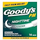 Goody's PM Powders | Pain Reliever + Nighttime Sleep Aid | 16 Count