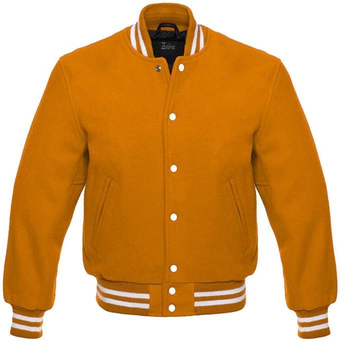Men's Classic Multiy Wool Varsity Letterman Bomber Baseball Style Premium Winter Jacket