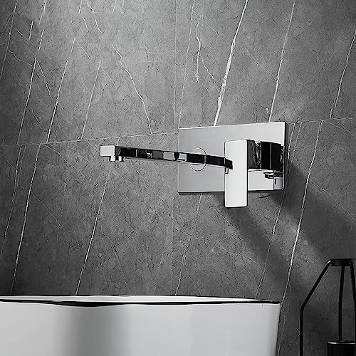 Robinet de lavabo mural noir AMUCK pour transformer votre salle de bain en un véritable spa privé - 2