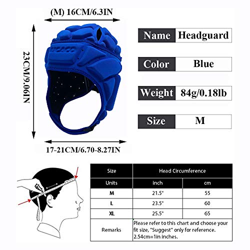 image for SnowTing Rugby Helmet Headguard Headgear Head Protector Soft Padded fo