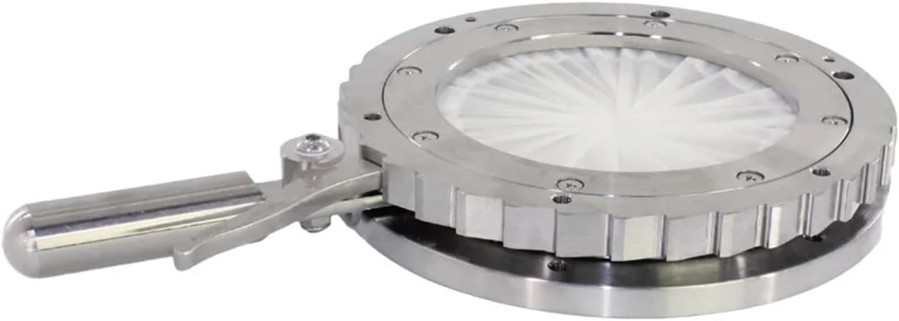 1Pcs DN250 10inch AD Iris Diaphragm Valves Manual Type/Stainless Steel 304 Valve Body/Powder-Specific/Bulk Handling Solid Flowing
