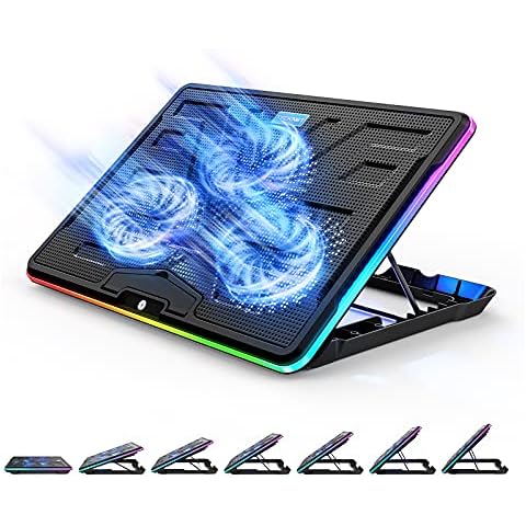 TECKNET Laptop Cooling Pad RGB Laptop Cooler Cover