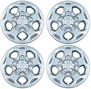 Set of 4 Silver 17 Inch Ford Fusion 5 Spoke Hubcap Wheel Covers