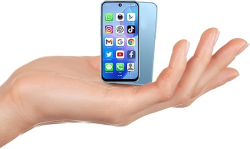 Mini teléfono inteligente con pantalla táctil HD de 3.88 pulgadas, compatible con tarjetas SIM duales y doble espera de 2 GB+16 GB, desbloqueo de