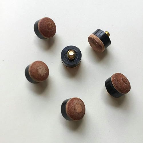 Miniatura 4 de mollensiuer 10 puntas de taco de billar de 0.51 pulgadas (0.512 in), kit de repuesto con casquillos de palo de piscina de repuesto (puntas de palo