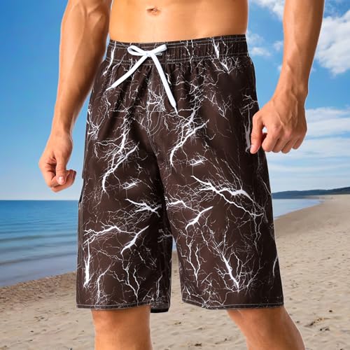 Men's Boardshorts Lightweight with Cargo Pocket Quick Dry Beach Shorts