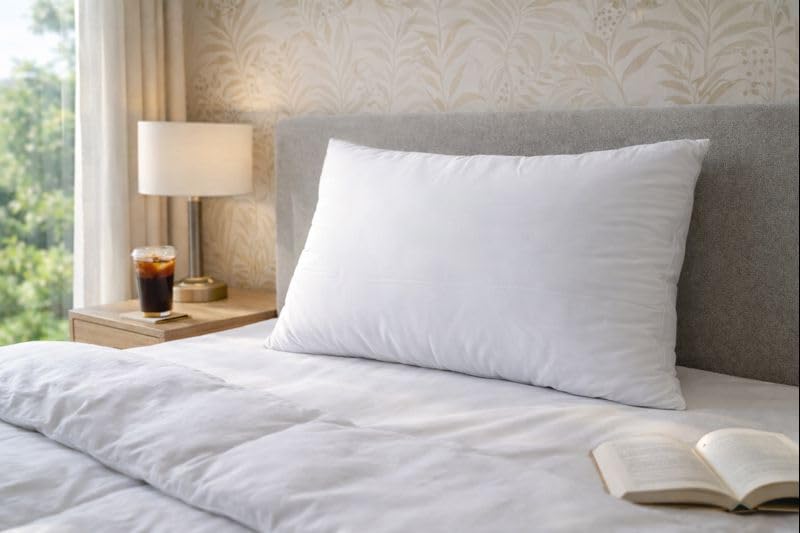 Luxury White Sleeping Pillow, Standard Size,16x24 Inch, Soft Daily Use Bedroom Pillow, 16x24 Pillow Inserts, Super Soft and Comfortable-image-45
