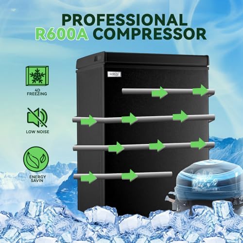 3.5 Cu. Ft. Chest Freezer - Small, Quiet & Efficient
