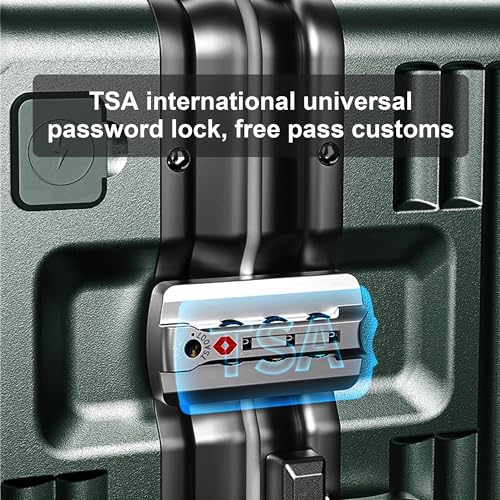 AIWEINY Zipperless Polycarbonate Aluminum Luggage