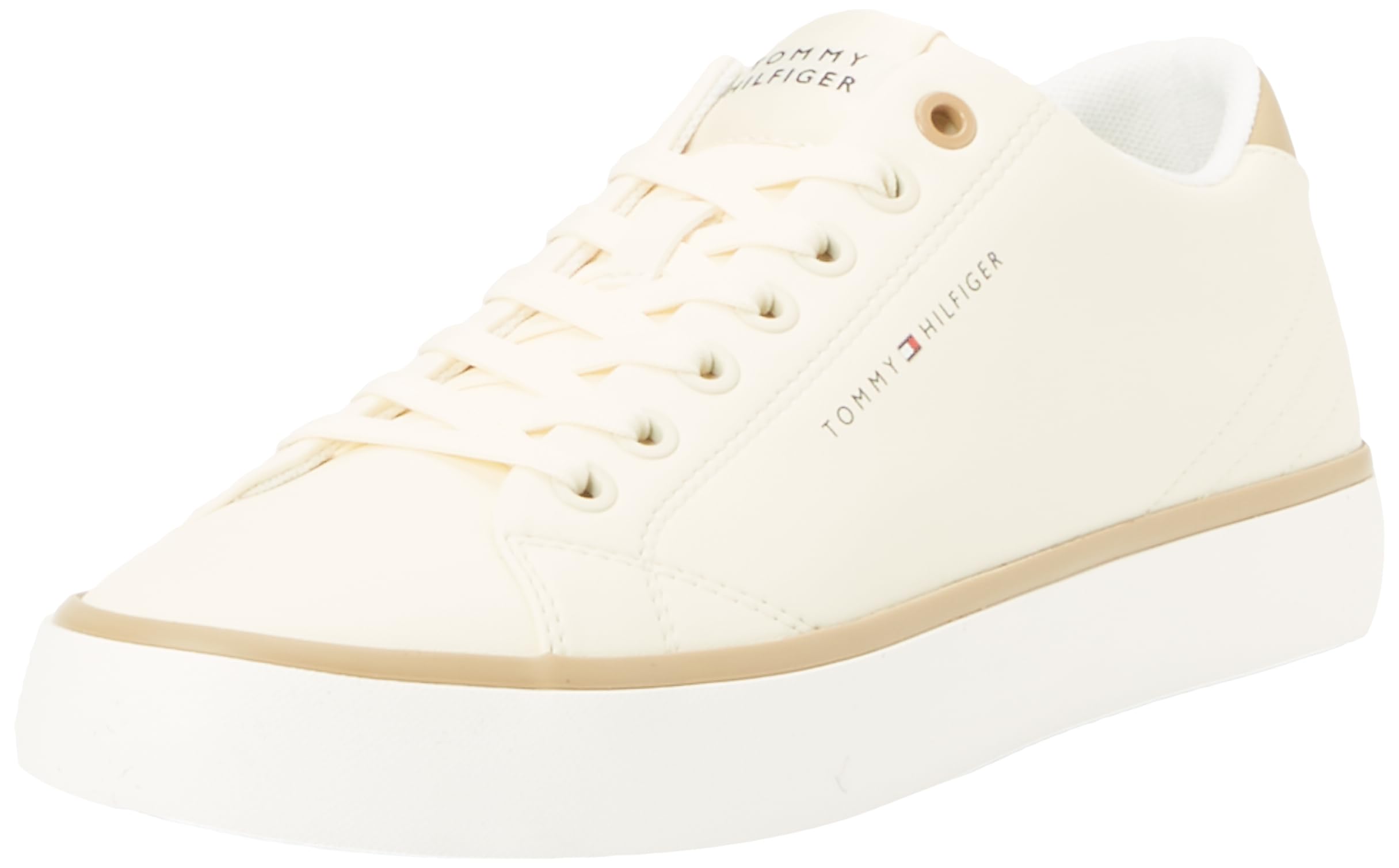 Tommy Hilfiger Zapatillas Sneaker para Hombre, Blanco (Calico), 46