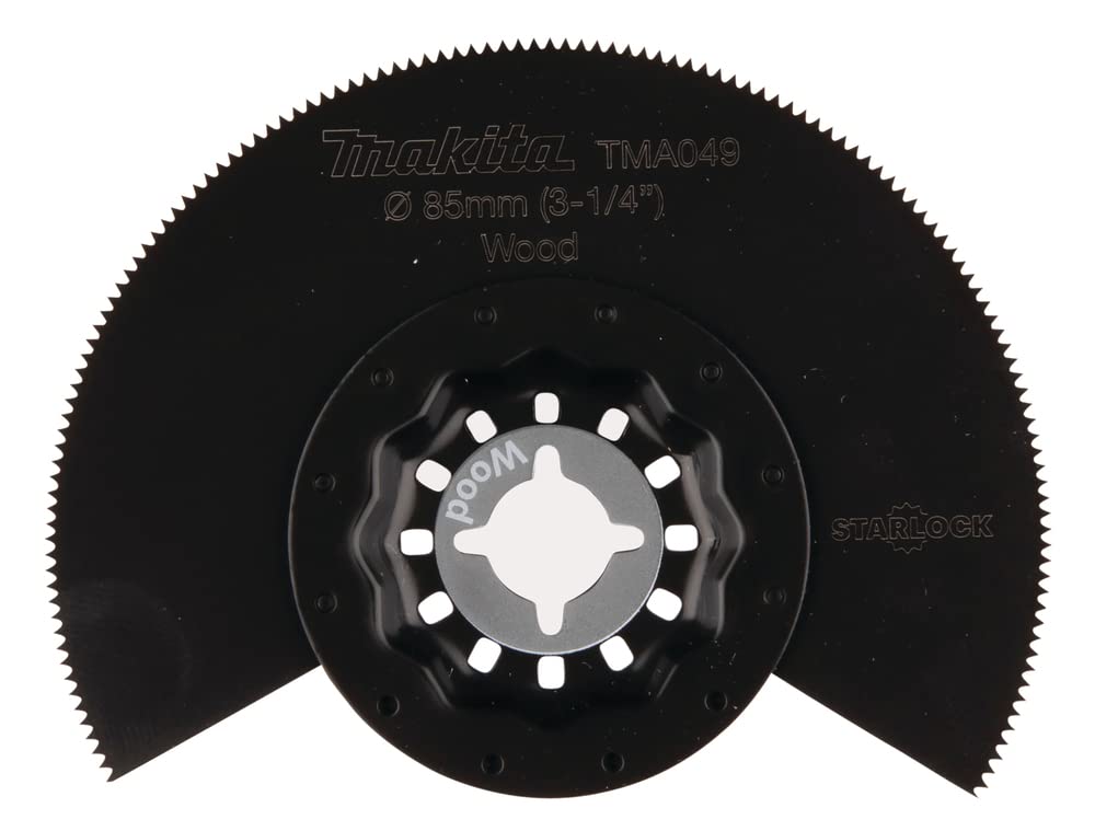 Makita Black B-64836 Multi-Tool Starlock Segment Saw Blade Tma049 Hcs