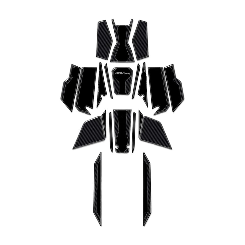 Fuel Tank Protector Motorcycle Resin Epoxy Sticker Tank Pad Anti Scratch Decal Non-Slip TankPad for ADV350 ADV 350 2022 2023 2024