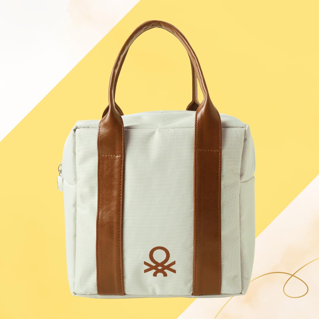 United Colors of Benetton Lunch Bag Insulated Tiffin Bag with Bottle Holder