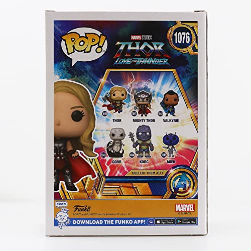 Funko Pop! Marvel: Thor Love and Thunder - Mighty Thor Vinyl Figure, Black - Image 2