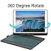 ILEBYGO iPad Keyboard Case for iPad 10.2 inch 8th 2020, iPad 7th 2019, iPad Air 3rd 10.5 inch 2019, iPad Pro 10.5 inch 2017, 7 Color Backlight, 360 Rotatable, Auto Sleep-Wake, Apple Pencil Holder