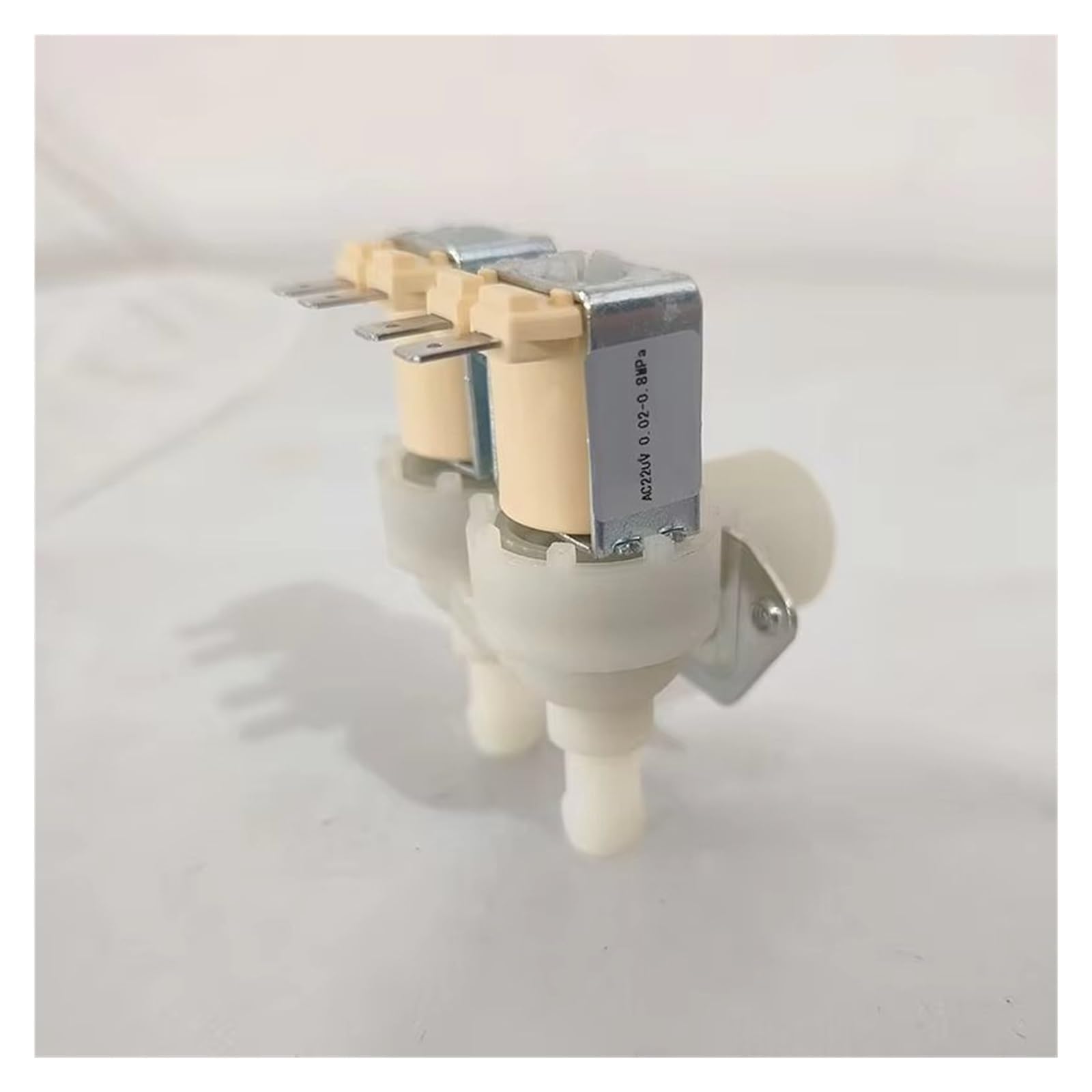 Electroválvula Válvula Solenoide De Entrada De Rodillo De Junta Universal, Rosca De 3/4 ", 12mm, Lavadora Vertical Bidireccional Unidireccional Válvula de Agua para Lavadora(110V)
