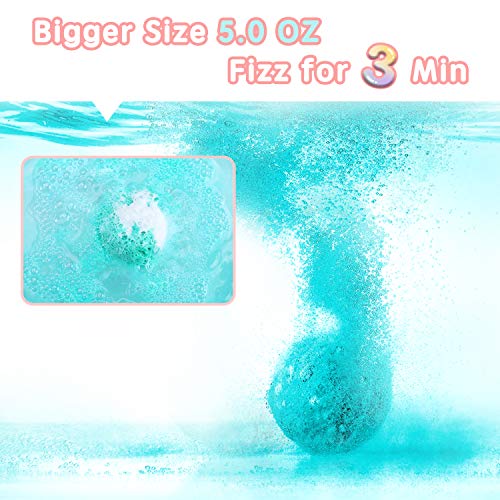 2023 Unicorn Bath Bombs For Kids With Toys Inside, Xl 5.0 Oz, 6 Handmade Organic Fizzies Bath Bombs With Surprise Inside. Gentle And Funny Bath Bombs, 2022 Gift For Valentine, Birthday #TOP3