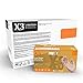 AMMEX GPX3 200 Industrial Clear Vinyl Gloves, Case of 2000, 3 mil, Size Medium, Latex Free, Powder Free, Food Safe, Disposable, Non-Sterile, GPX3D44100