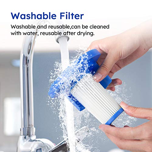 Vacmaster Corded Stick Vacuum Cleaner 2 in 1 Ultra-Lightweight 14Kpa Power Suction Handheld Vacuum Cleaner with Washable HEPA Filter for Home, Car, Pet Hair, Carpet, Hard Floor