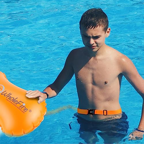 WholeFire 15L Swim Buoy Waterproof Inflatable swimming Buoy Swim Safety Float for Water Sports Open Water Swimmers - Image 3