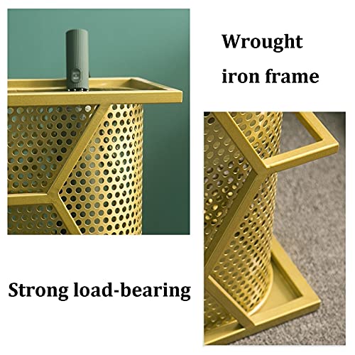 Support de rangement en fer forgé pour parapluies au design ciselé