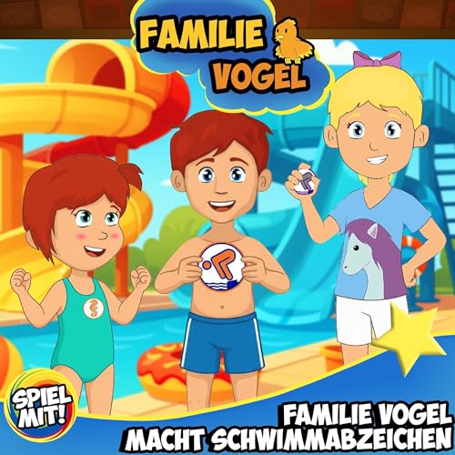 Page de couverture de Familie Vogel macht Schwimmabzeichen