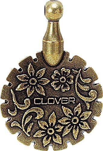 Clover Thread Cutter Pendant, Antique Silver (454) image 4