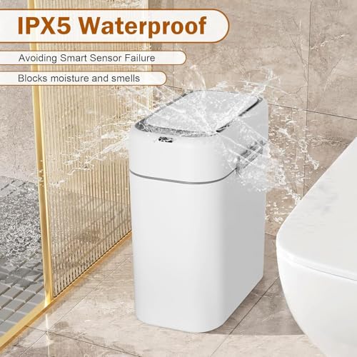 Caneca de basura automática con sensor, 2.2 gal, pack 2 miniatura 4