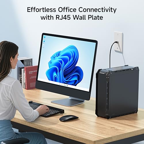 image for [UL Listed] Cable Matters 10-Pack Low Profile 1-Port Keystone Jack Wal