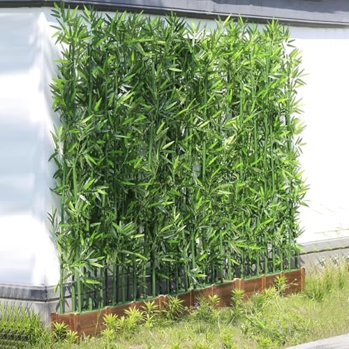 Faux bambou plus vert pour masquer un vis-à-vis intérieur de maison - 7