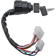 Ignition Key Switch J17-82508-20 Fits for Yamaha Gas 2-Cycle Golf Cart G1 Models 1979-1989