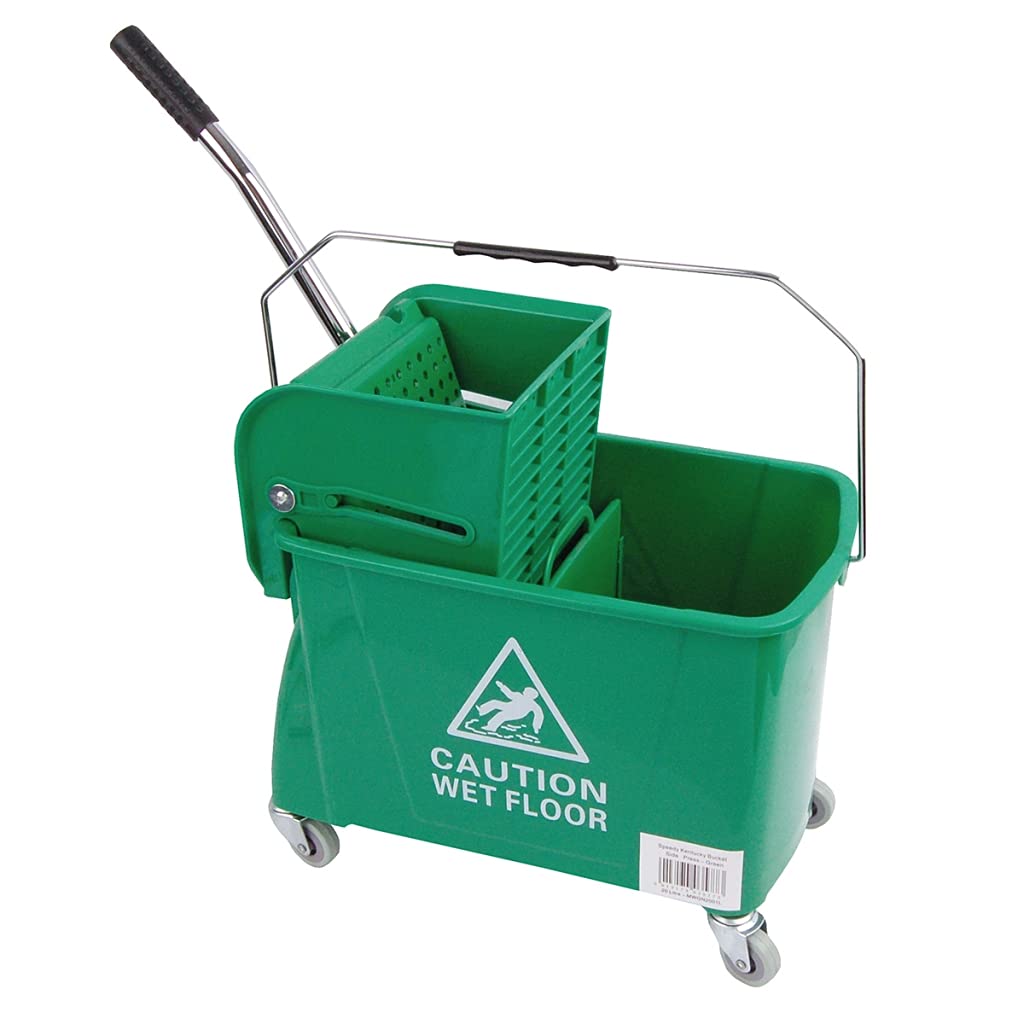 20L Kentucky Mop Bucket & Wringer Heavy Duty Commercial Cleaning Green