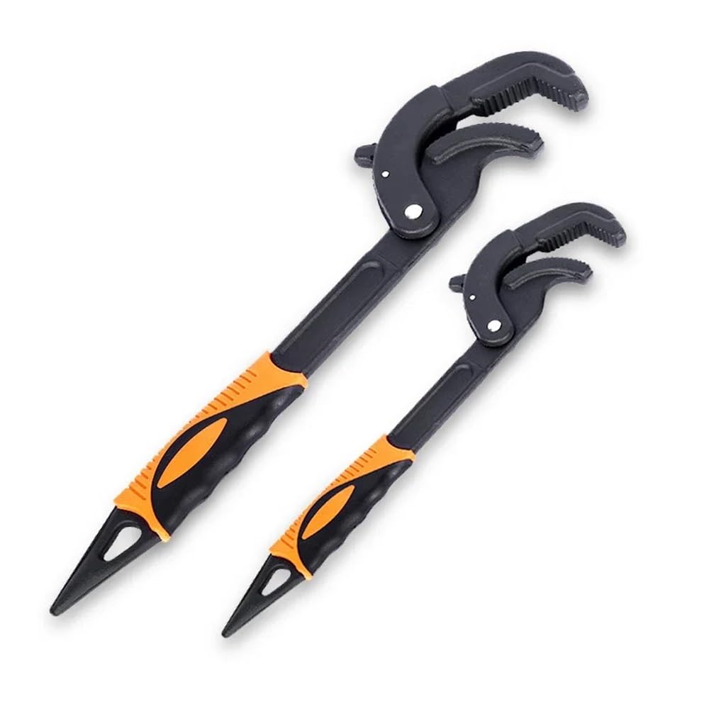 Llave de tubo Universal 14-30/30-60mm, juego llaves extremo abierto, herramienta agarre a presión acero alto carbono, mano múltiple for fontanero