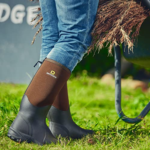 Drycode Rubber Boots For Men And Women, Waterproof Durable 6Mm Warm Rubber Neoprene Boots, Rain Boot Outdoor Boots, Size 5-14 #TOP6