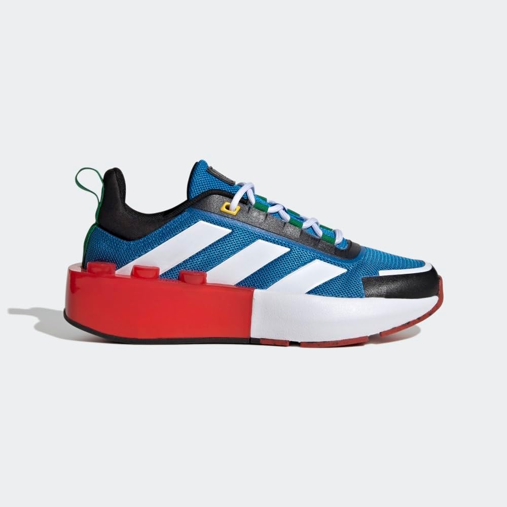 Adidas x lego tech rnr lace-up shoes kids blue size