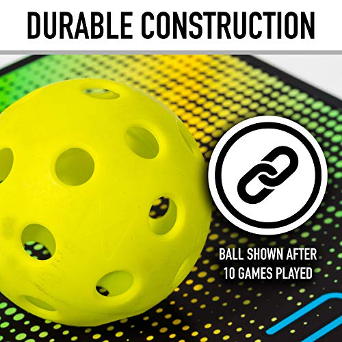 Image of Franklin Sports X-26 Indoor Pickleballs - 3 Pack, 12 Pack & 100 Pack Bulk - USAPA Approved Tournament Pickleballs - Multiple Colors