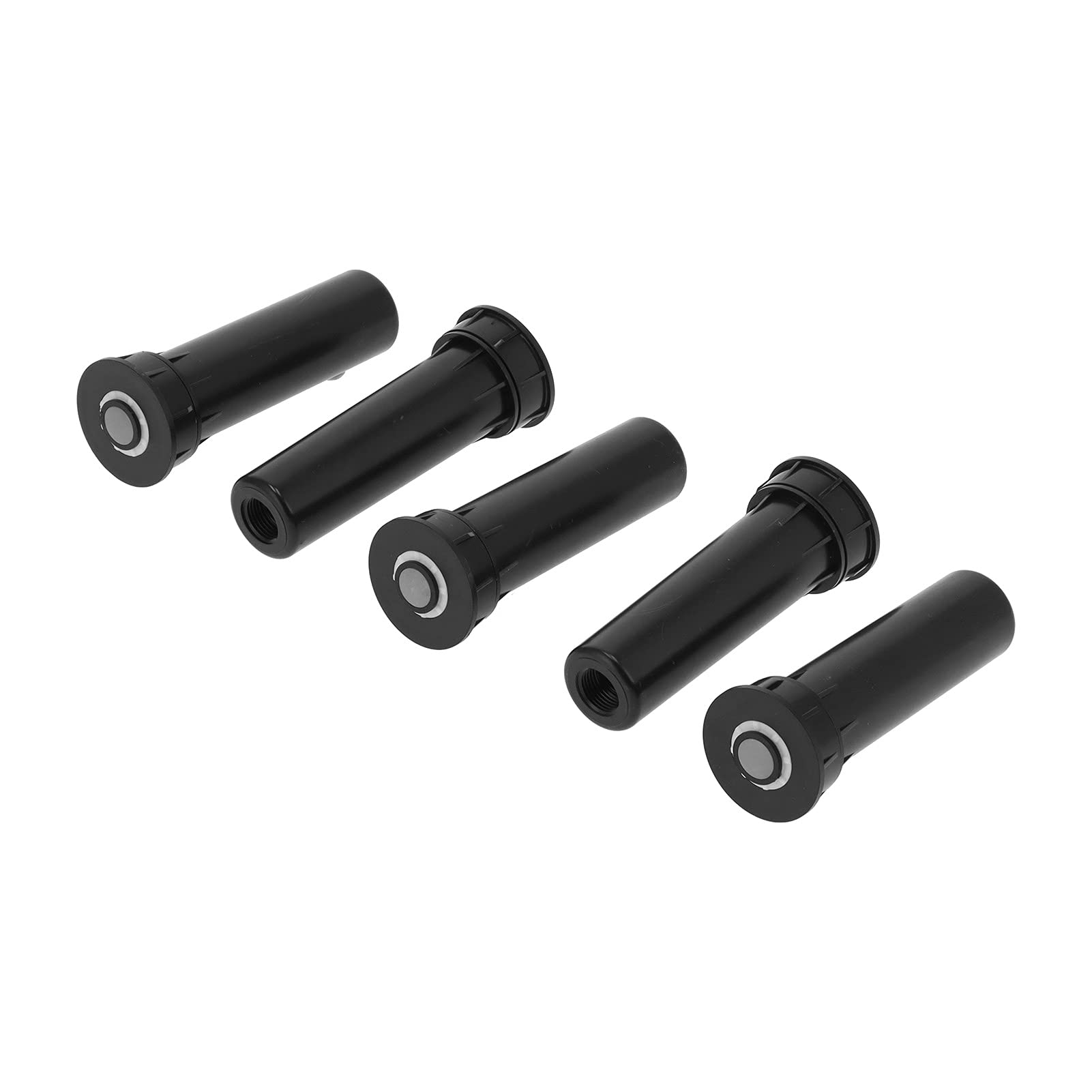 5 Piezas de Cabezal de aspersor enterrado con Rosca Hembra G1/2, Boquilla telescópica para riego de césped, Boquilla rociadora autolimpiante con ángulo Ajustable de 360 Grados para